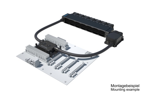 SVK Alphacool ES Pro 1U - 7 x 40 / XPX Pro 1U / Reservoir 1U - DDC310