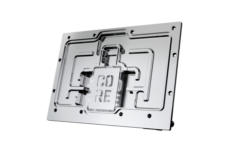 Waterblock Alphacool Core Pour RX 9070 XT Hellhound/PURE - Refroidissement Liquide GPU Avec Plaque Arrière, ARGB - 6