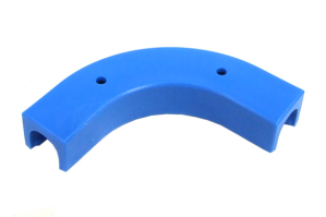 ANZ Winkelclip 90° für 10/8mm Schlauch - blau -