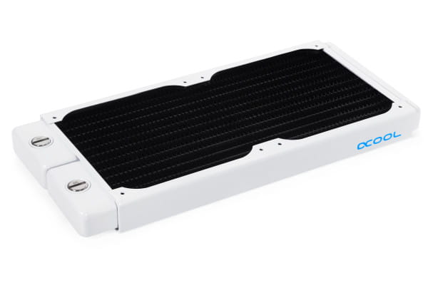 RAD Alphacool NexXxoS ST30 Full Copper 240mm Radiator V.2 - White Special Edition HPT EOL