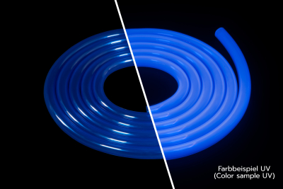 S16 Alphacool Schlauch AlphaTube HF 16/10 (3/8"ID) - UV Blau 3m (9,8ft) Retailbox 300cm EOL