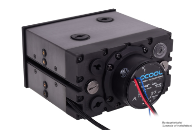 AGB Alphacool Eisfach - Single Laing D5 - Dual 5,25 Bay Station PHT EOL
