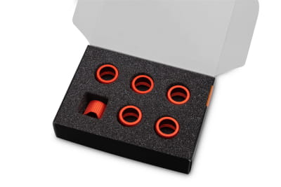 EK Water Blocks EK-Quantum Torque Compression Ring 6-Pack STC 13 - Red