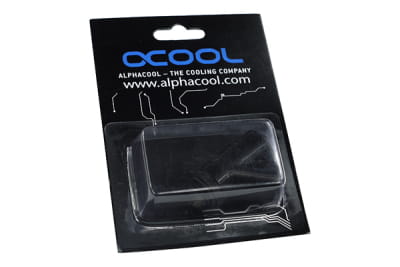 ANF Alphacool HF Y-45° Verbinder - G1/4 drehbar - 2x Innen 1x Außengewinde - Deep Black