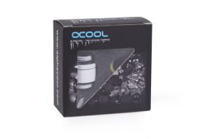 ANF Alphacool Eiszapfen Doppelnippel drehbar G1/4 AG auf G1/4 AG - White