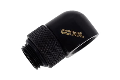 ANF B-Ware Alphacool Eiszapfen L-Verbinder drehbar G1/4 AG auf G1/4 IG - Deep Black
