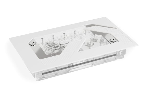 AGB Alphacool Apex Distroplate Dark Base Pro 901 White VPP/D5