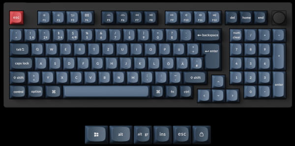 TAT Keychron V5 Max (DE-Layout, Gateron Jupiter Brown, Hot-Swap, RGB)