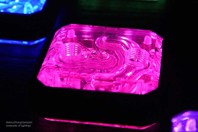 WACZ Alphacool Aurora XPX RGB Frame - Black PHT EOL