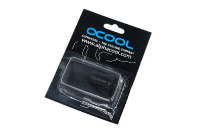 ANT Alphacool HF 13mm (1/2") Schlauchanschluss G1/4 mit O-Ring "FatBoy" - Deep Black