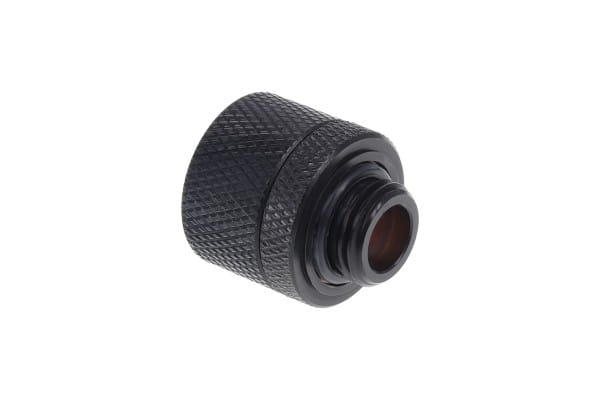 ANS Alphacool HF 16/10 Anschraubtülle G1/4 - Deep Black Sixpack PHT EOL