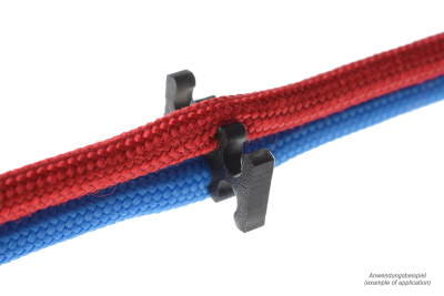 KAB Alphacool Eiskamm X6 - 3mm black - 4 Stück PHT EOL