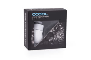 ANF Alphacool Eiszapfen Winkeladapter 45° drehbar G1/4 AG auf G1/4 IG - White