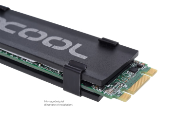 WAH Alphacool HDX - M.2 SSD M01 - 80mm - Schwarz EOL