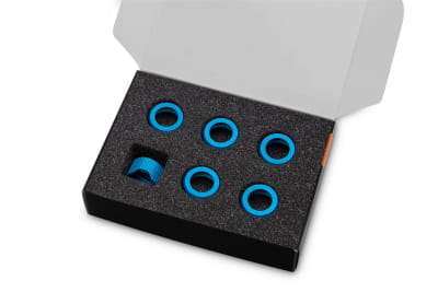 EK Water Blocks EK-Quantum Torque Compression Ring 6-Pack HDC 12 - Blue
