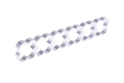 KAB Alphacool Eiskamm Alu X24 - 4mm silver - 2 Stück PHT EOL