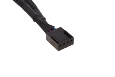 LK Phobya Y-Kabel 4Pin PWM 2x 4Pin PWM - Schwarz 10cm