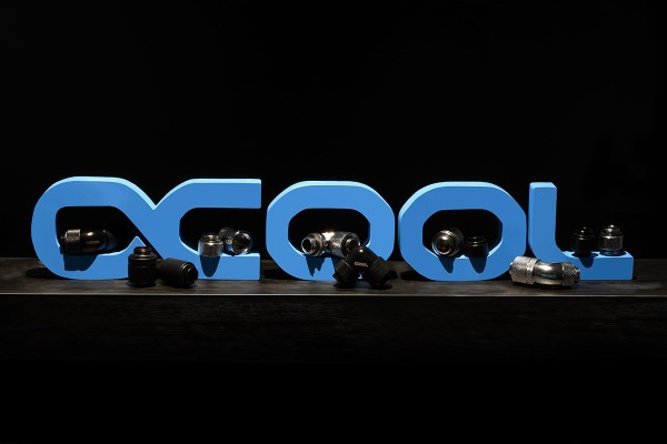 ANS Alphacool HT 16mm HardTube Anschraubtülle G1/4 - gerändelt - Deep Black PHT EOL