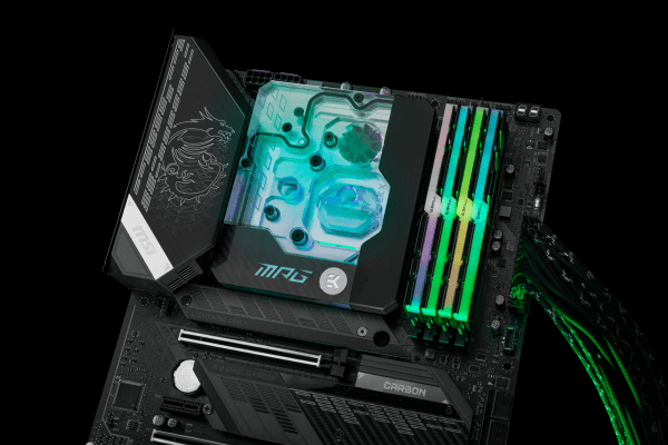 WAC EK Water Blocks EK-Quantum Momentum MPG Z590 Gaming Carbon - EK X Edition