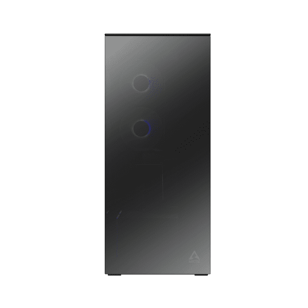 GHE Arctic Xtender VG (Mirror Black) Premium E-ATX PC-Gehäuse mit vertikaler GPU-Montage