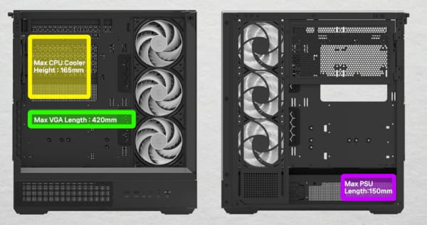 GHE Zalman P40 Prism Plus - Schwarz