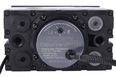 PUM Alphacool Eisfach - Single Laing D5 mit VPP/D5 Apex PWM Pumpe