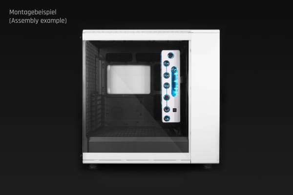 AGB Alphacool Apex Distro Plate North XL D5/DDC White