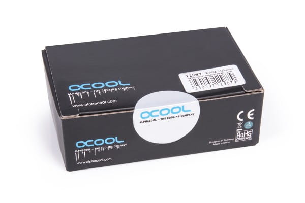 WAGZ Alphacool GPU Terminal flat straight - Acetal