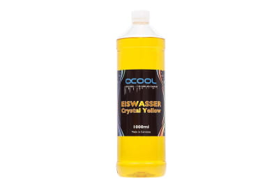 WAZ Alphacool Eiswasser Crystal Yellow Fertiggemisch 1000ml