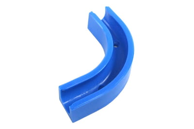 ANZ Winkelclip 90° für 10/8mm Schlauch - blau -