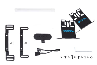 PUM Alphacool Core 200 Aurora Ausgleichsbehälter Acetal/Acryl mit VPP/D5 Apex PWM Pumpe