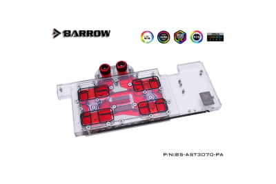 WAK Barrow LRC2.0 full coverage GPU Water Block for ASUS TUF 3070 Aurora EOL