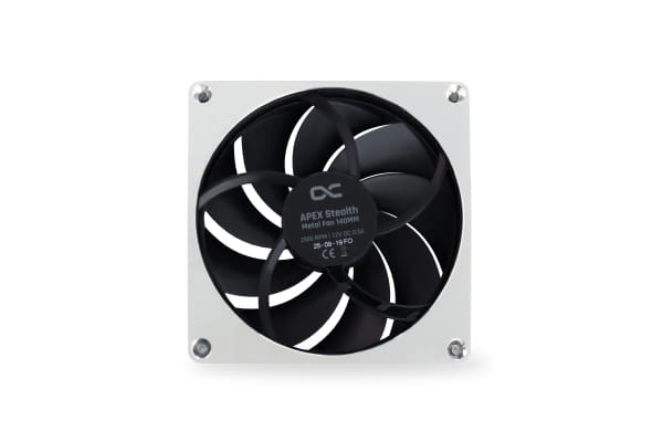 L14 Alphacool Apex Stealth Metall Lüfter 2500rpm Chrome (140x140x25mm)
