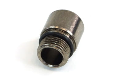PUZ Eheim 1046/48 Ein- und 1250 Auslassadapter auf G1/4" - black nickel PUZ Eheim 1046/48 Ein- und 1250 Auslassadapter auf G1/4" - black nickel
