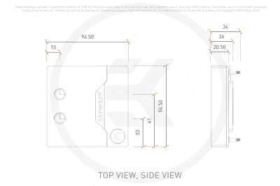 WAC EK Water Blocks EK-Quantum Momentum2 ROG Strix Z790-I D-RGB - Plexi