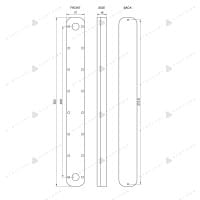 AGB Stealkey CubeTube 280mm - Acryl Würfelrohr