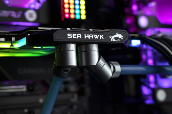 EK Water Blocks EK-Quantum Torque Rotary T - Satin Titanium