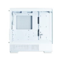 GHE Zalman P10 micro-ATX Gehäuse Tempered Glass Panoramic View - Weiß