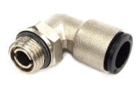 ANP 8mm G1/4 plug connection 90° rotatable nickel-plated / black