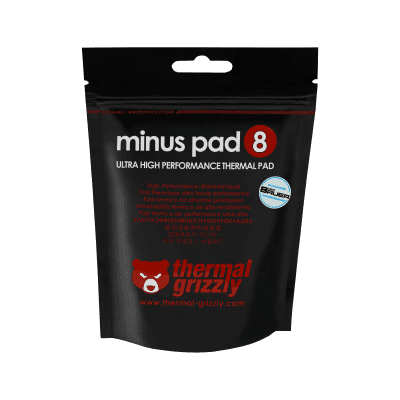 WÄM Thermal Grizzly Minus Pad 8 - 120 × 20 × 1,0 mm, 2 Stück