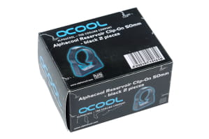 AGZ Alphacool AGB Universal Halterung Clip-On 50mm - Schwarz 2 Stück