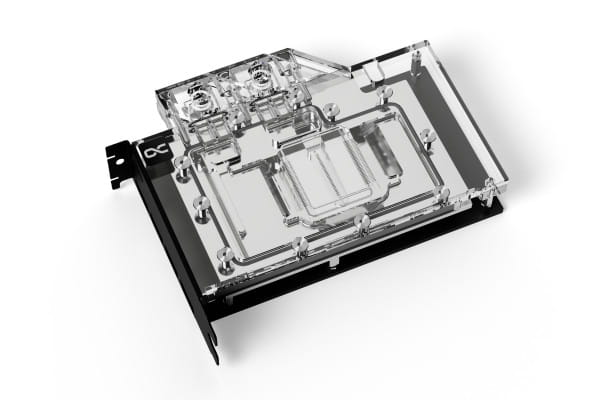 WAK B-Ware Alphacool Eisblock Aurora Acryl RTX 4070TI Reference mit Backplate