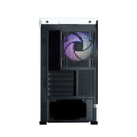 GHE Zalman P30 micro-ATX Gehäuse Tempered Glass Panoramic View - Schwarz/White