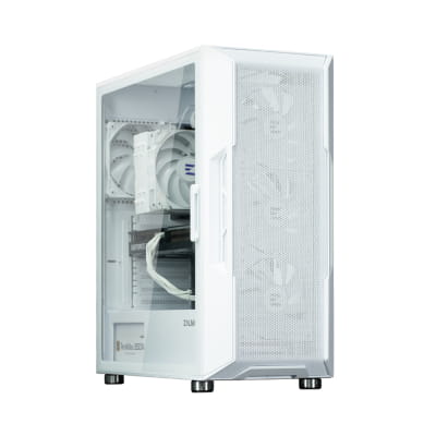 GHE  Zalman i3 Neo ARGB V2 Tempered Glass PC-Gehäuse  ATX - Weiß