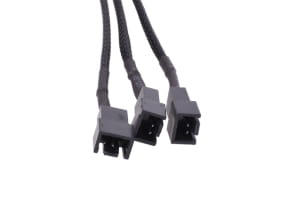 KAB Phobya Adapter 4Pin Molex auf 3Pin 5V/7V/12V - Schwarz 30cm EOL