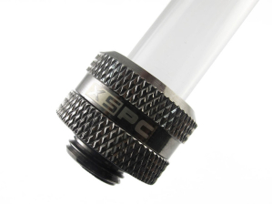 ANS XSPC 14MM HardTube FITTING - SCHWARZ CHROM (8er Pack)