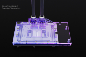 WAK Alphacool Eisblock Aurora RTX 4080 Founders Edition mit Backplate PHT EOL