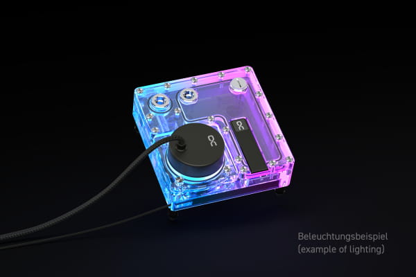 AGB B-Ware Alphacool Core 140mm Reservoir mit VPP/D5 Apex PWM Pumpe