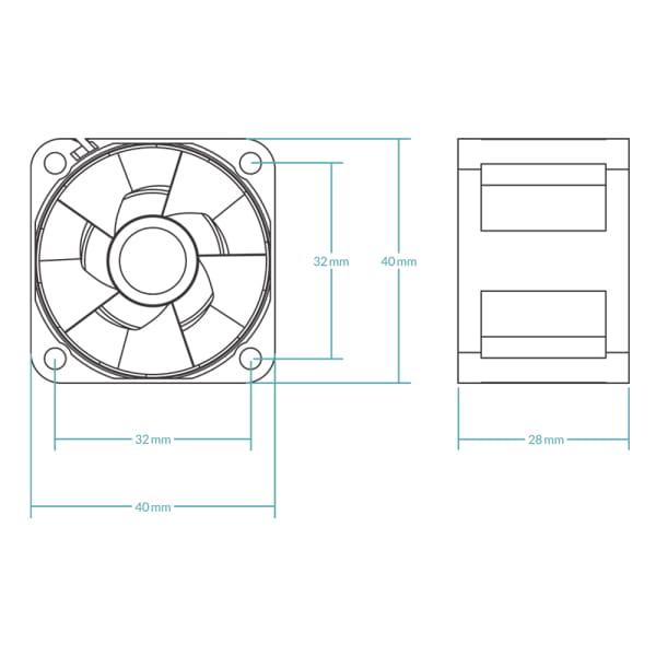 L40 Arctic S4028-15K - 5 Pack (40x40x28 mm Lüfter)