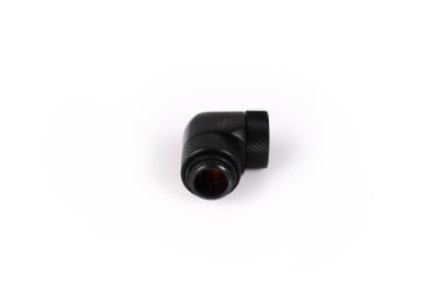 ANF Alphacool HF Winkeladapter 90° drehbar G1/4 AG auf G1/4 IG - Deep Black PHT EOL
